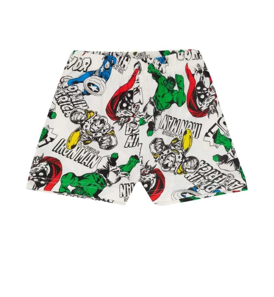 Marvel Boys Superhero Short Pyjama Set