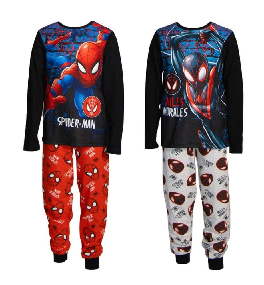 Spider-Man: Miles Morales - Ensemble de pyjama long motif/style logo - Enfant