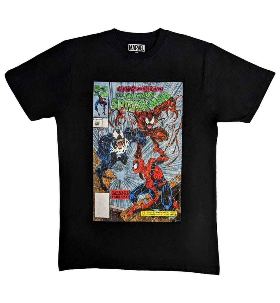 Spider-Man Maglietta Venom e Carnage Adulto Unisex