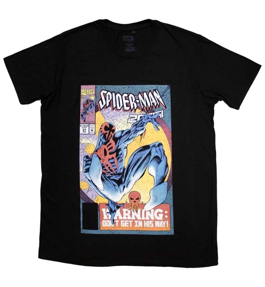 Spider-Man - T-shirt WARNING - Adulte