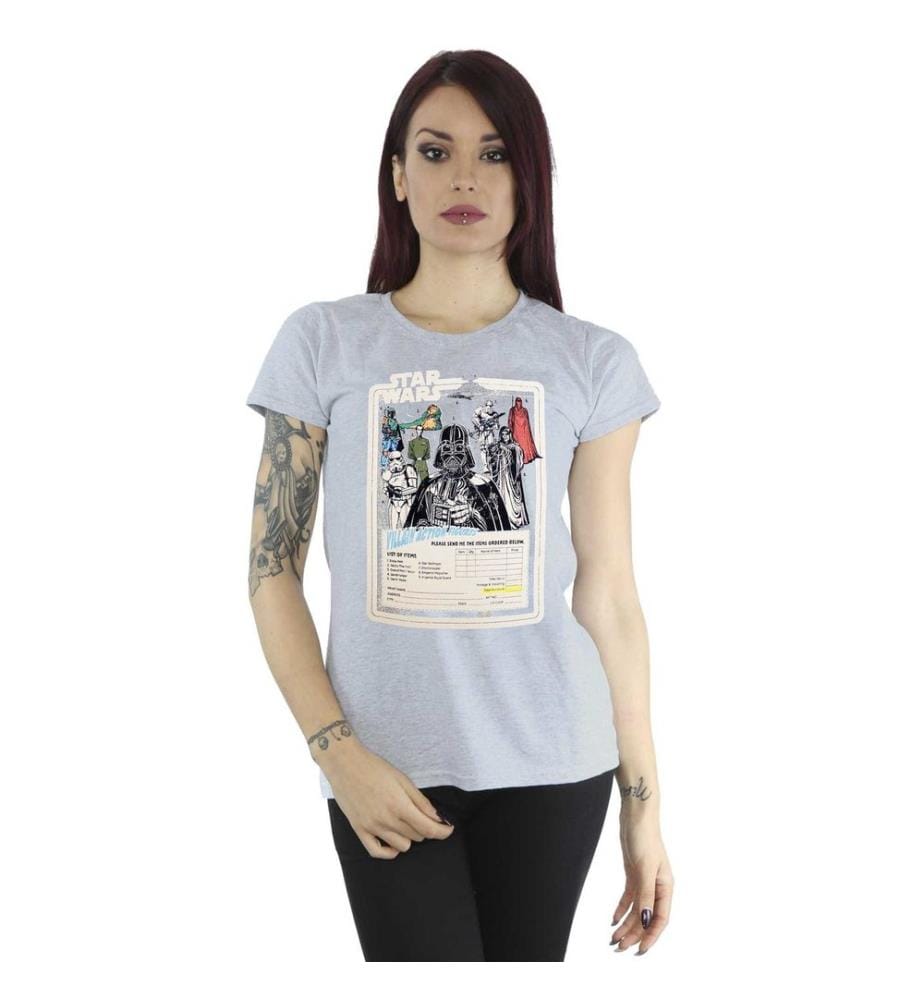 Star Wars - T-shirt VILLAIN ACTION FIGURES - Adulte