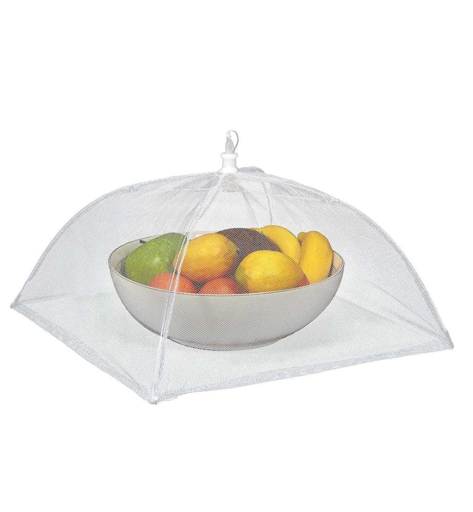 Einziehbare Insektenschutzglocke 34 cm - Weiss
