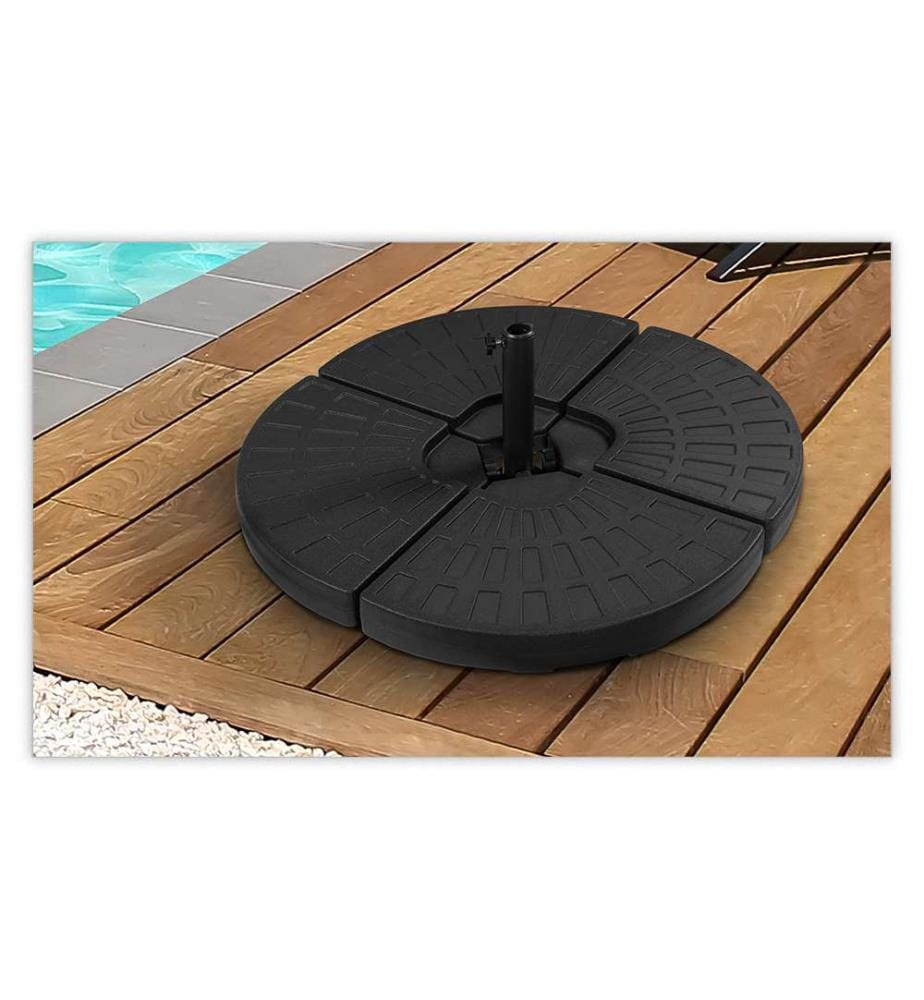 Dalle de parasol à lester - Noir