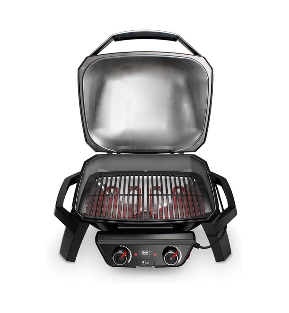 Barbecue Électrique Connecté Pulse 1000 - Noir et Argenté