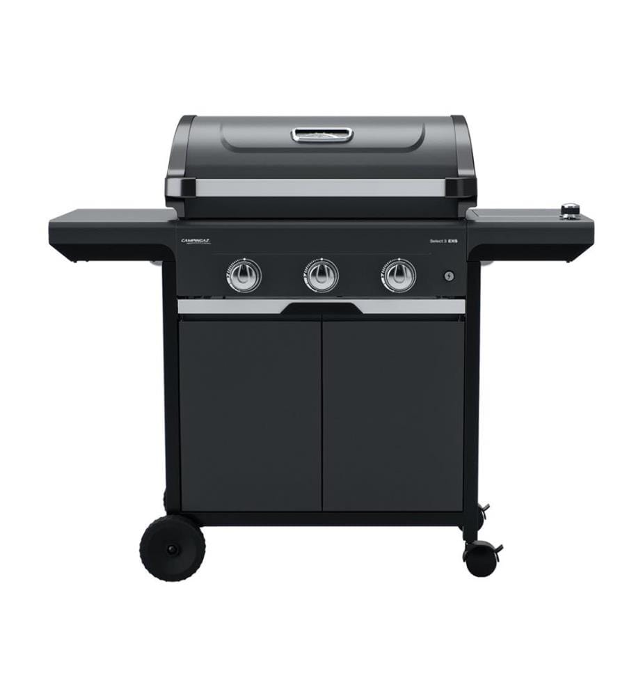 Barbecue à gaz Select 3 EXS - Noir et Argenté