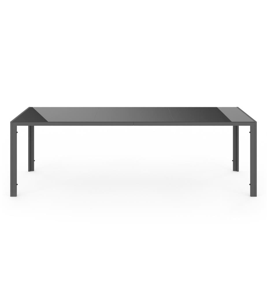 Gartentisch Formentera aus gehärtetem Glas 240 cm