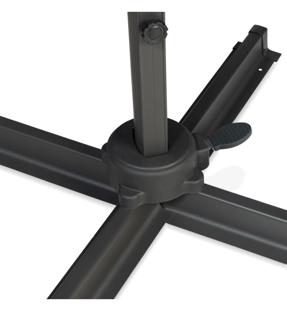 Parasol 360° Carré 3M avec Housse - Anthracite