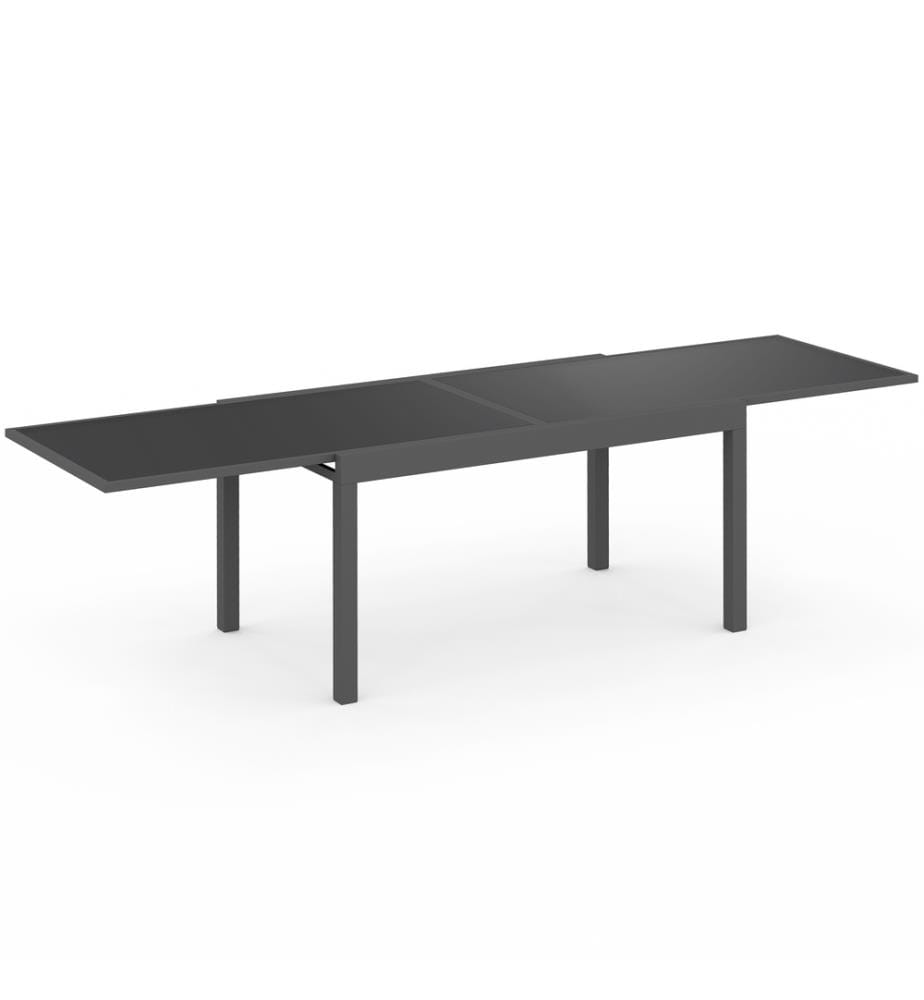 Ausziehbarer Gartentisch 135-270cm - Dunkelgrau
