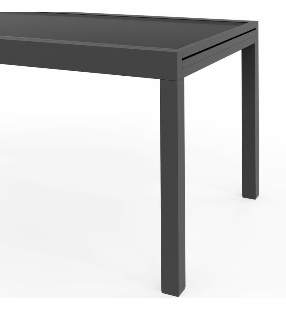 Ausziehbarer Gartentisch 135-270cm - Dunkelgrau
