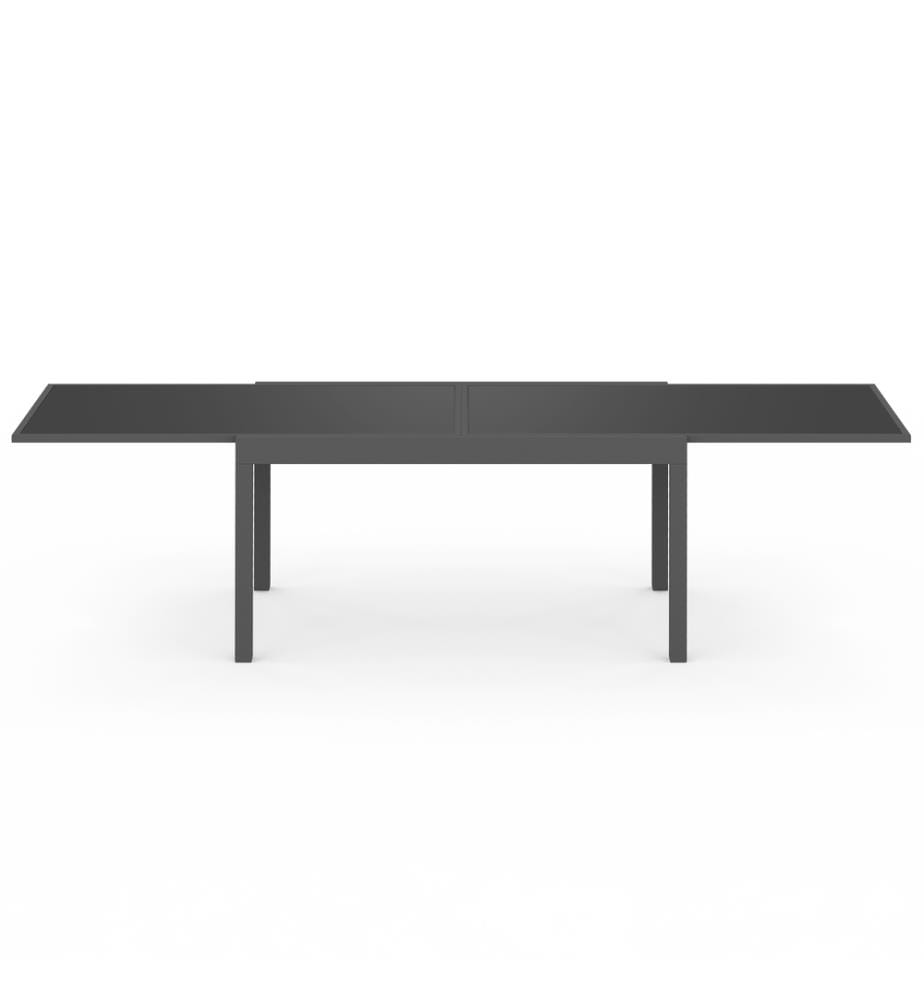 Ausziehbarer Gartentisch 135-270cm - Dunkelgrau
