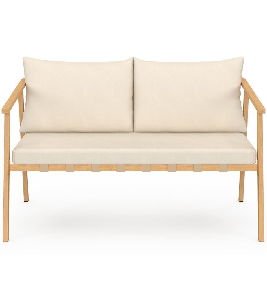Gartenmöbel Paros 4-Sitzer - Beige und Braun