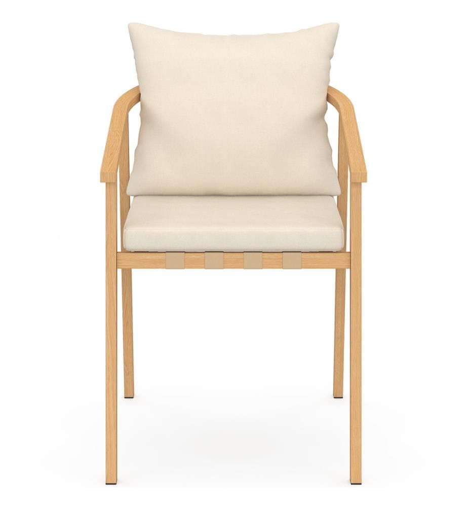 4er-Set Gartenstühlen Paros - Braun und Beige