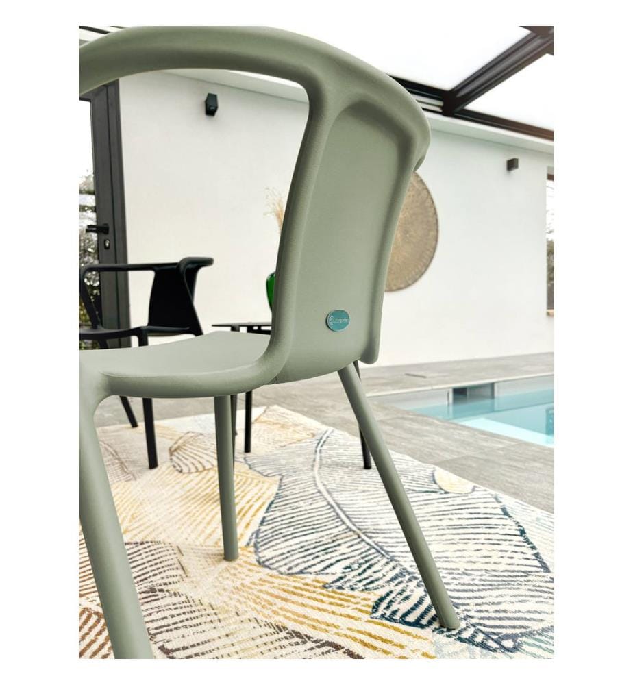 2er-Set Gartensessel Diego - Olive