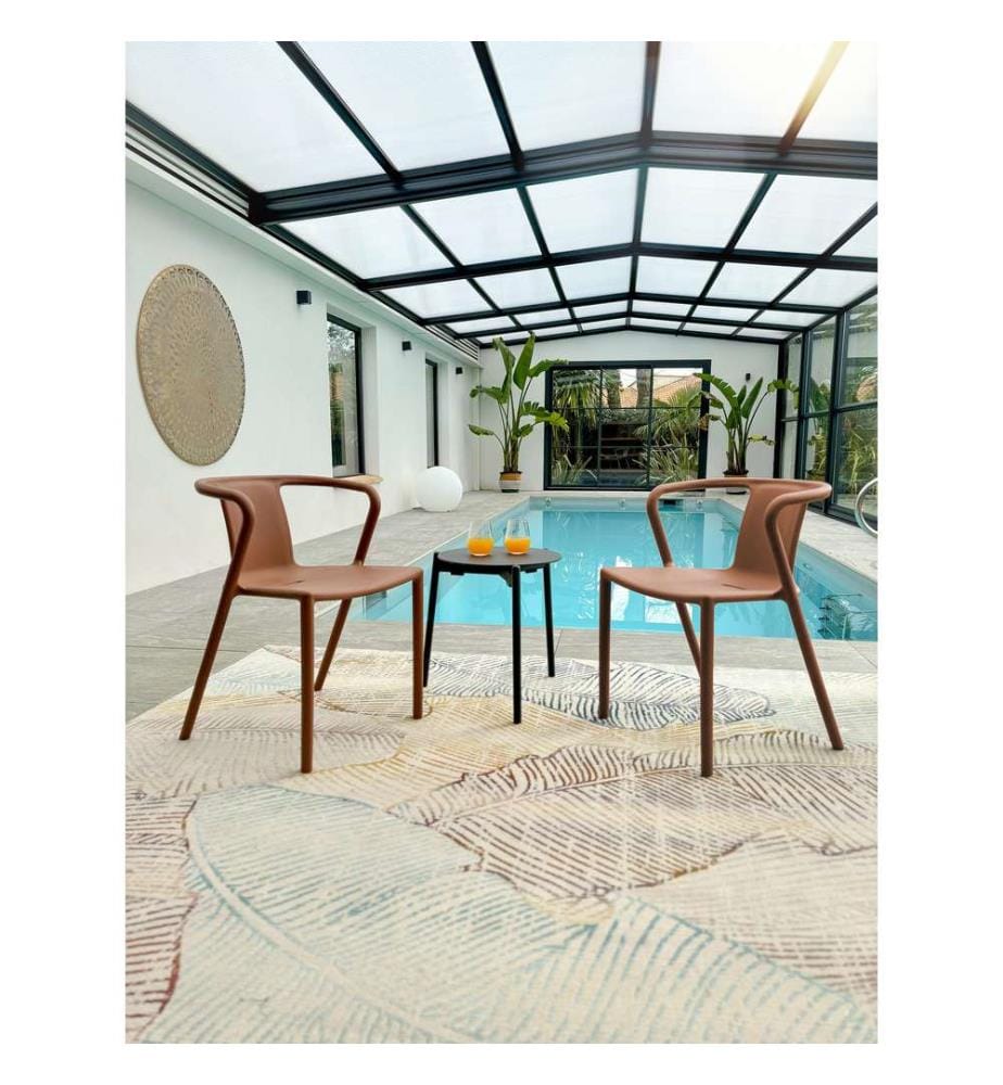 2er-Set Gartensessel Diego - Terracotta