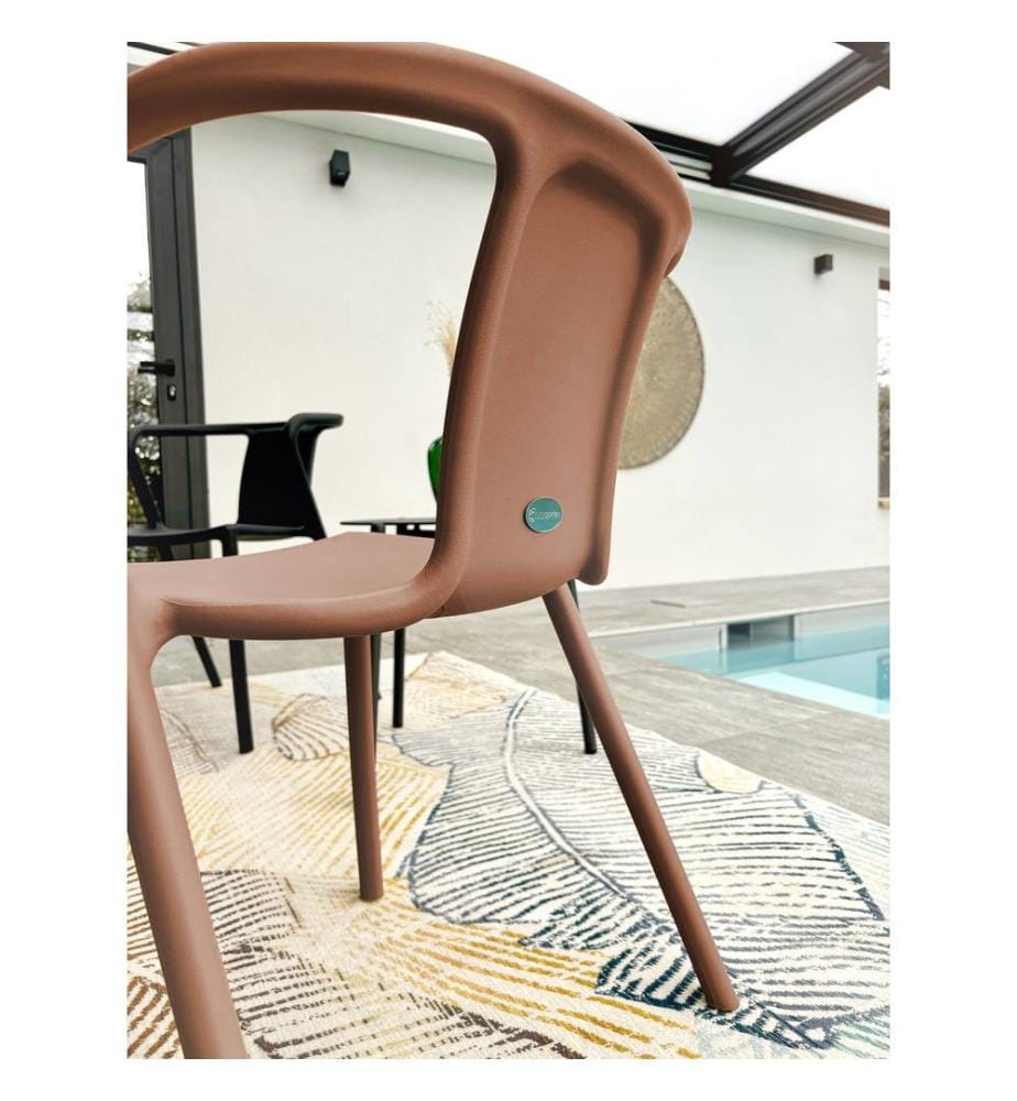 2er-Set Gartensessel Diego - Terracotta