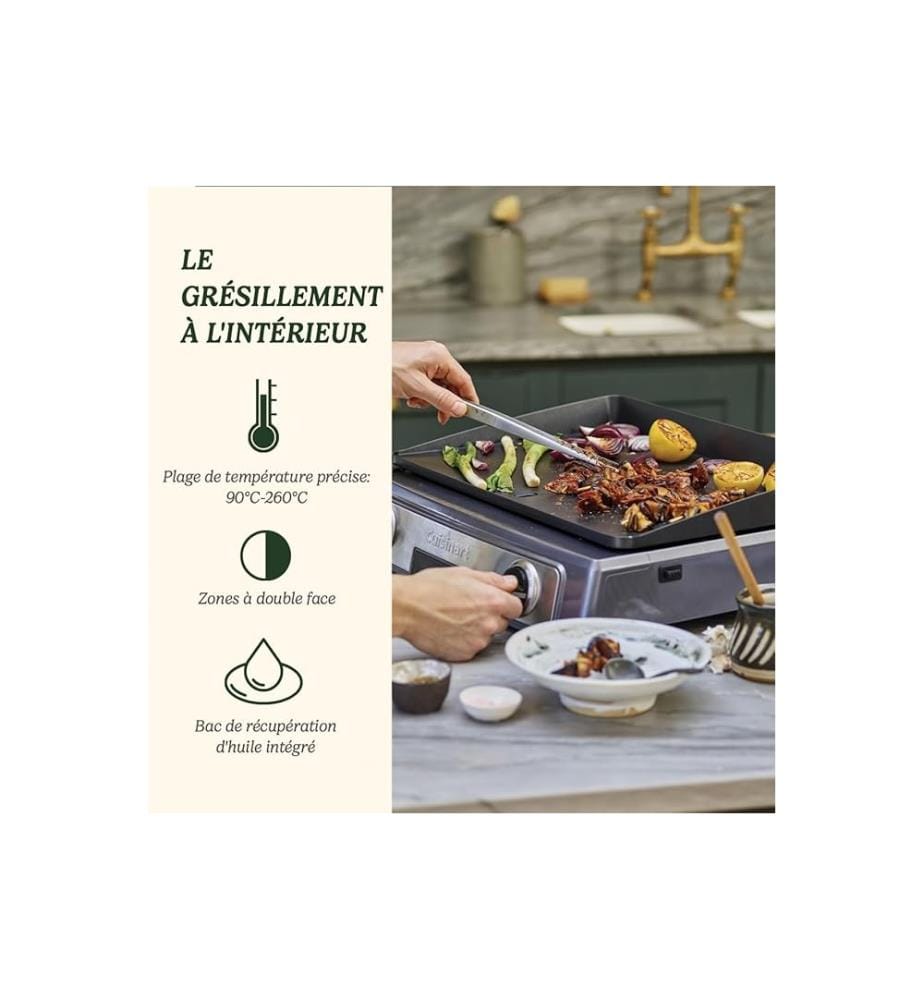 Plancha Grill Elite PL60BE - 2200 W