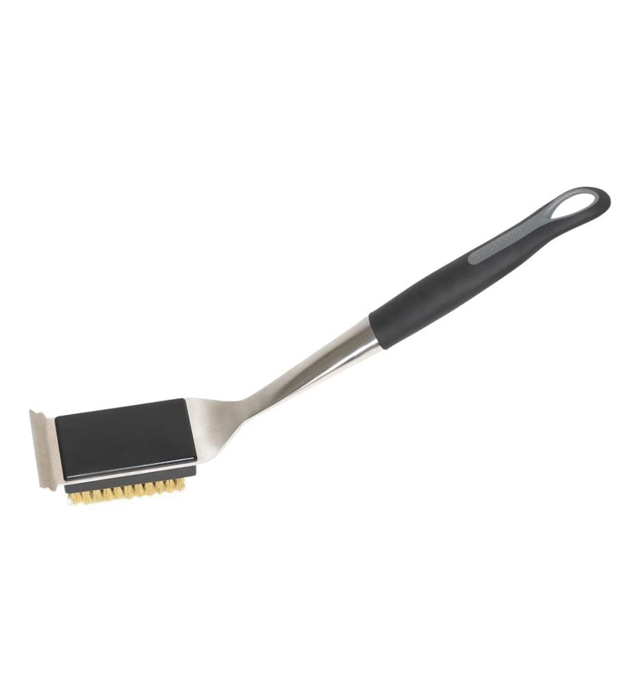 Brosse de nettoyage pour barbecue - Grande taille - Noir