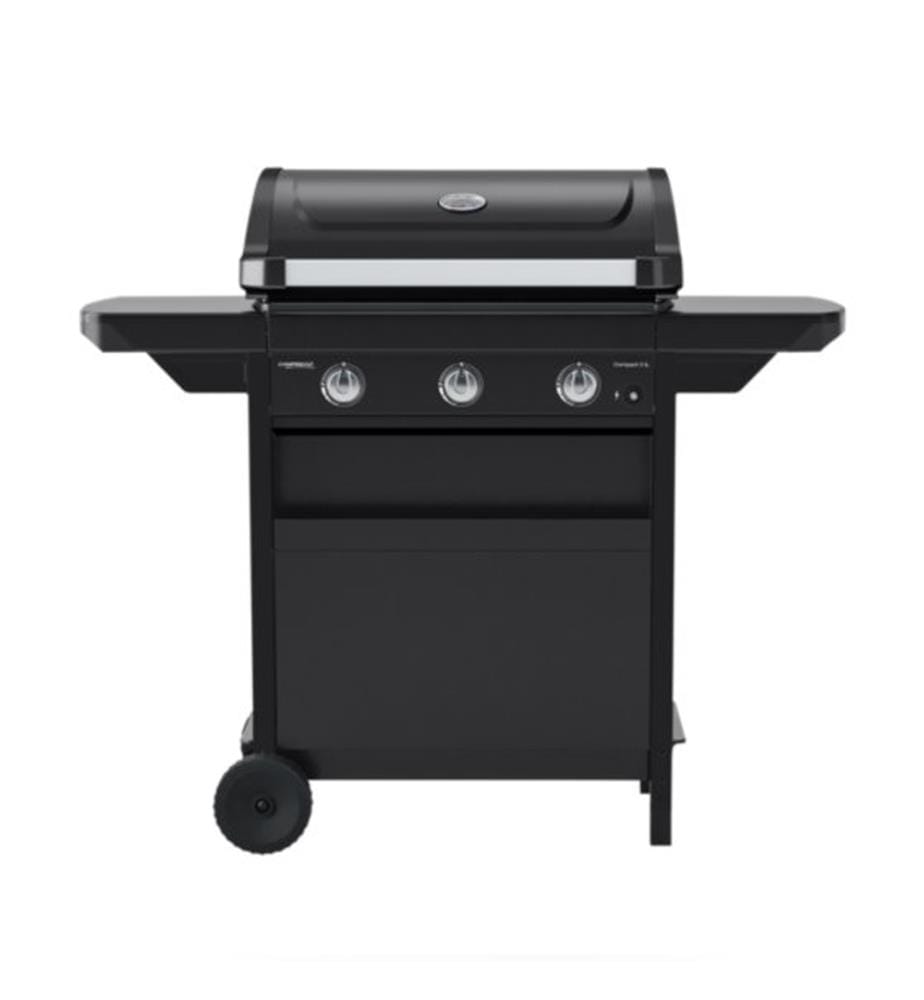 Gasgrill Compact 3 L - Schwarz und Silber