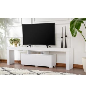 TV-Möbel „Enclave“ – Naturweiss