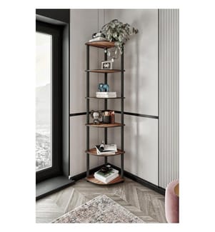 Bücherregal – Nussbaum