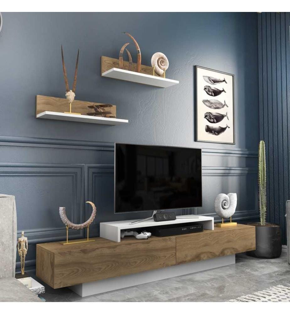 TV-Schrank – Weisse Eiche