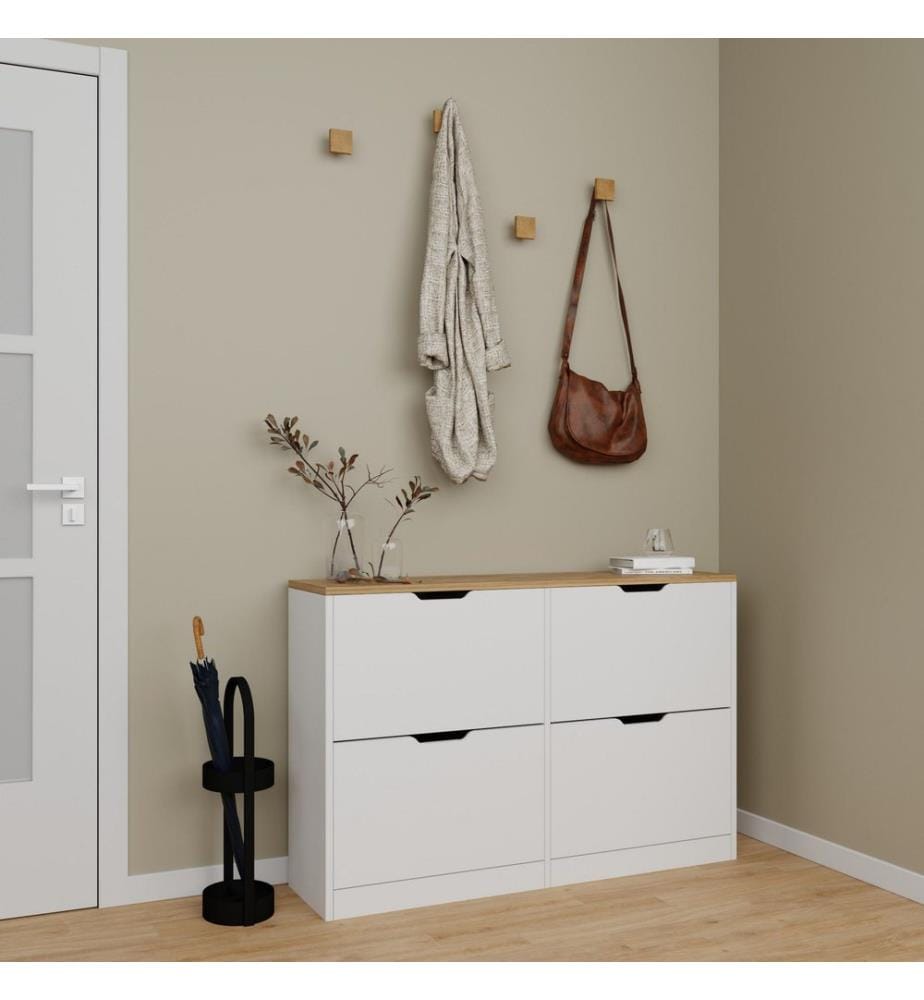 Schuhschrank Duru – Weiss