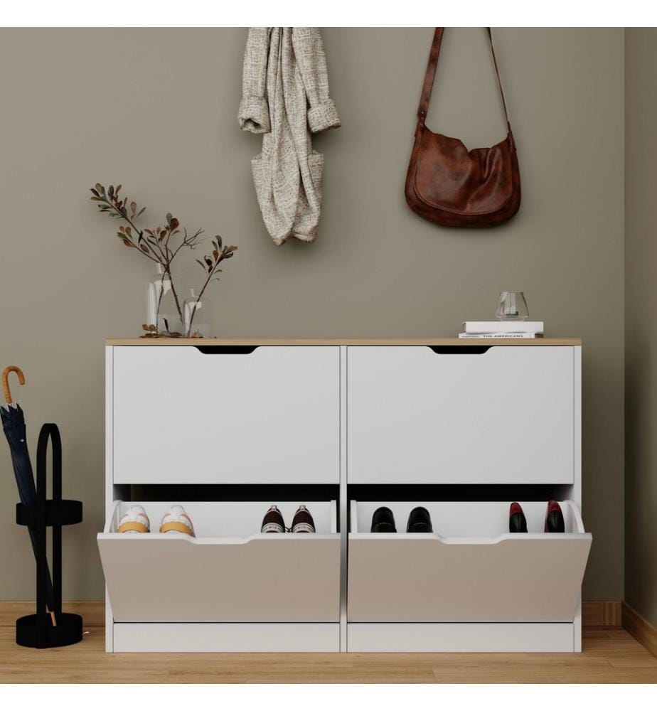 Schuhschrank Duru – Weiss