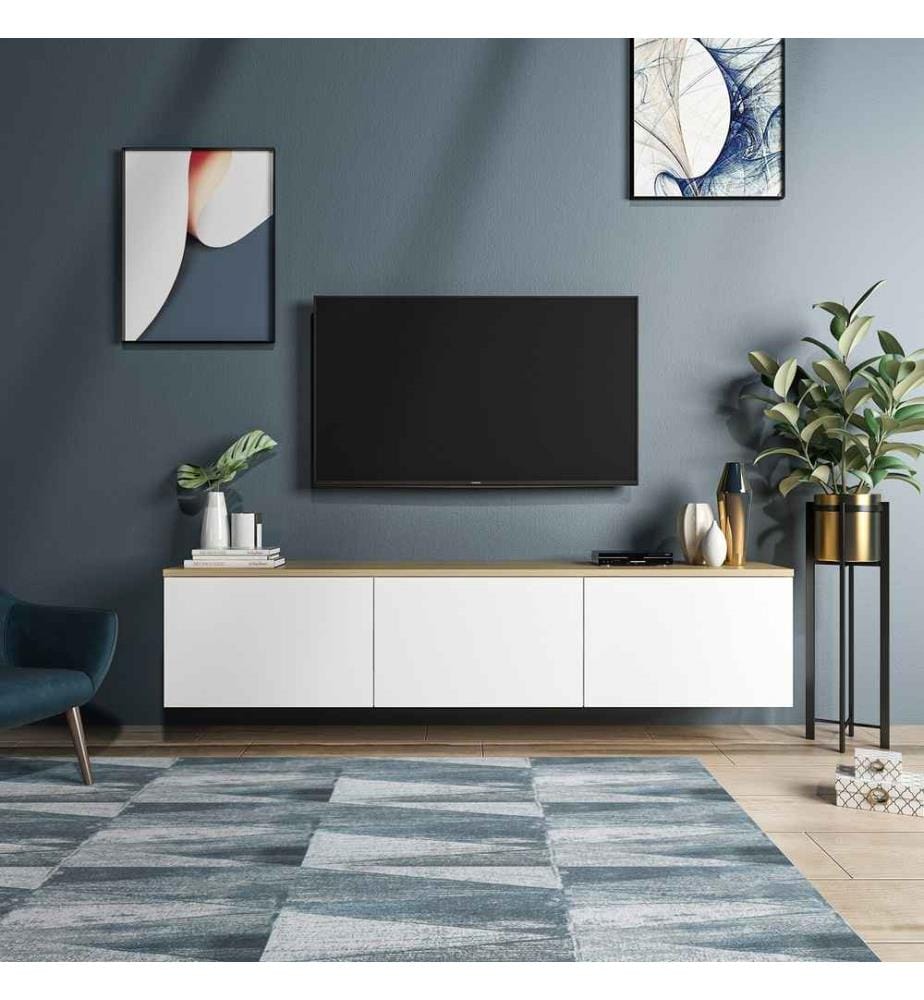 TV-Schrank – Weisse Eiche