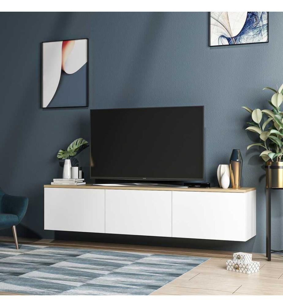 TV-Schrank – Weisse Eiche