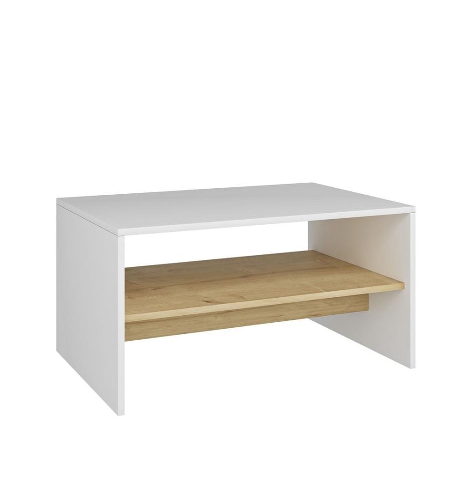 Couchtisch – Eiche in Saphirweiss