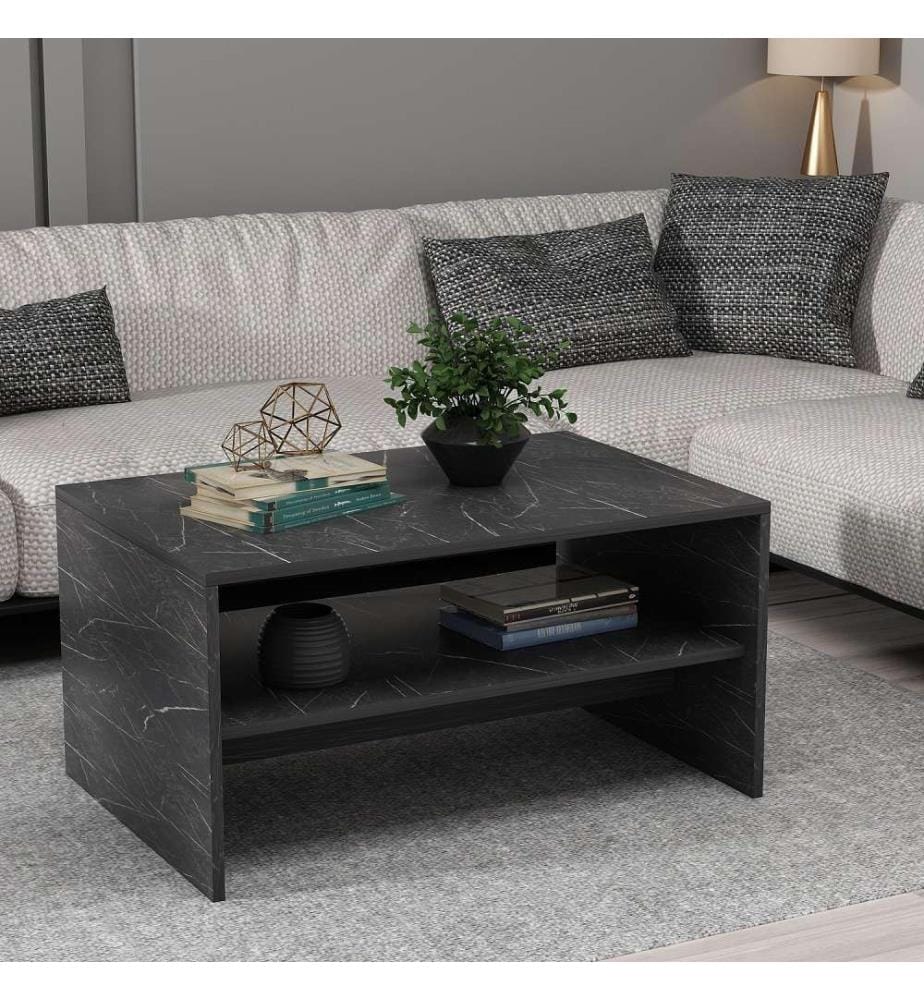 Couchtisch Apollon – Schwarzer Marmor