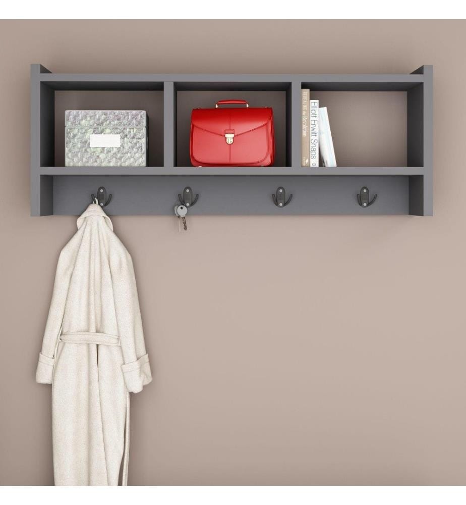 Wandgarderobe – Anthrazit