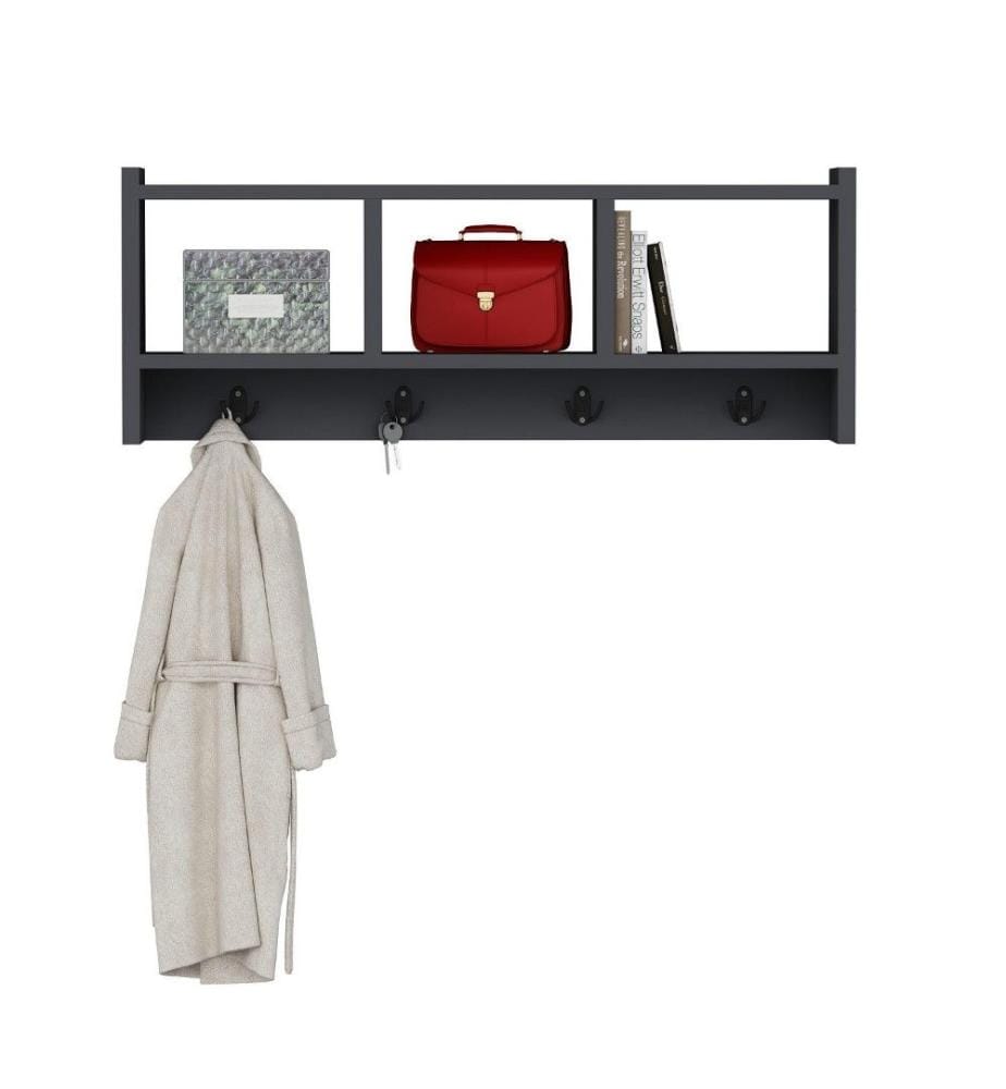 Wandgarderobe – Anthrazit
