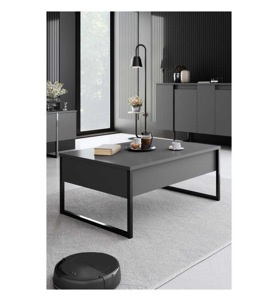Set da salotto - Noce e nero