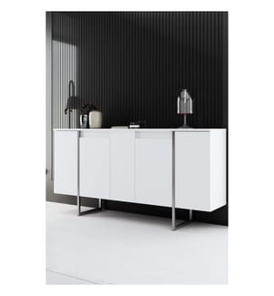 Luxus-Konsole – Weiss und Silber