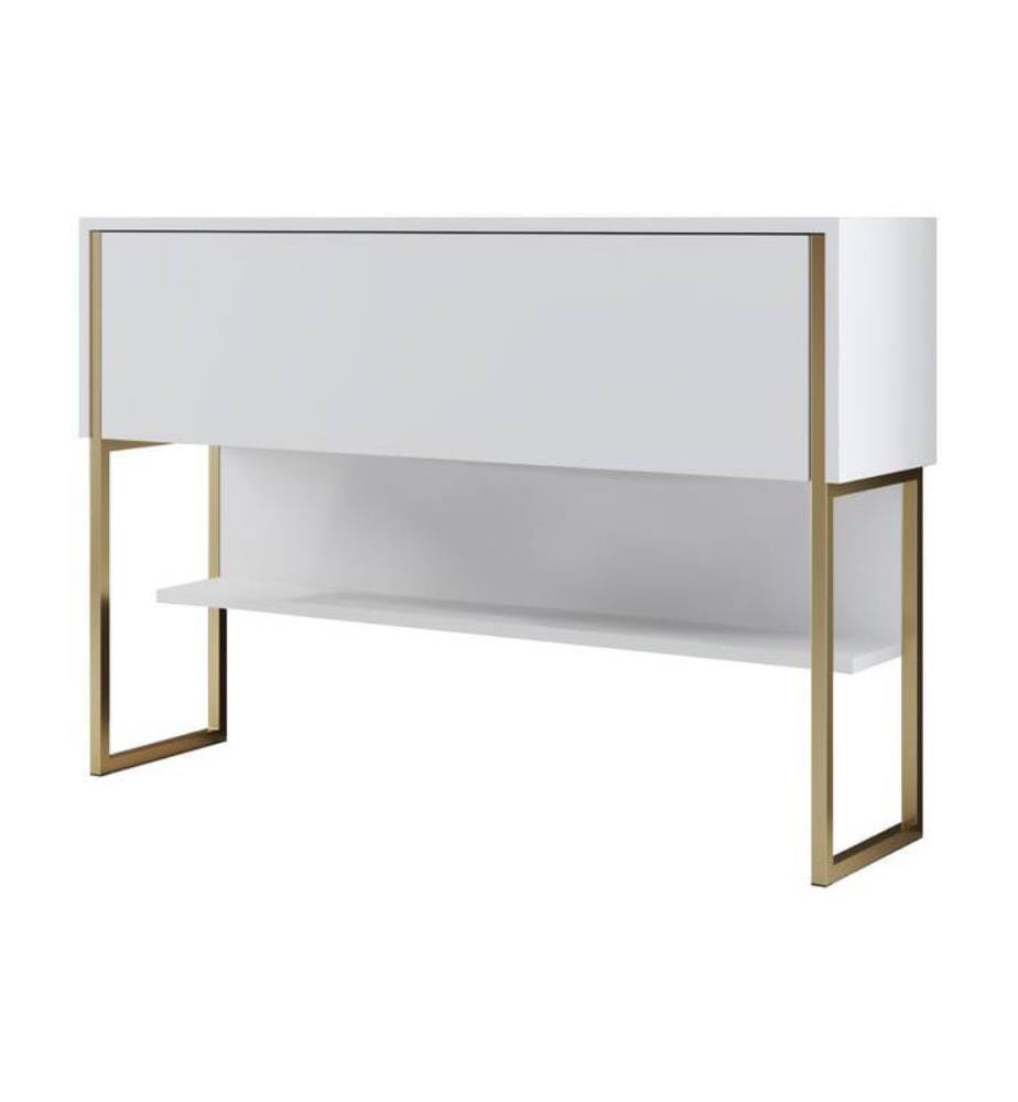 Commode Luxe - Blanc et or