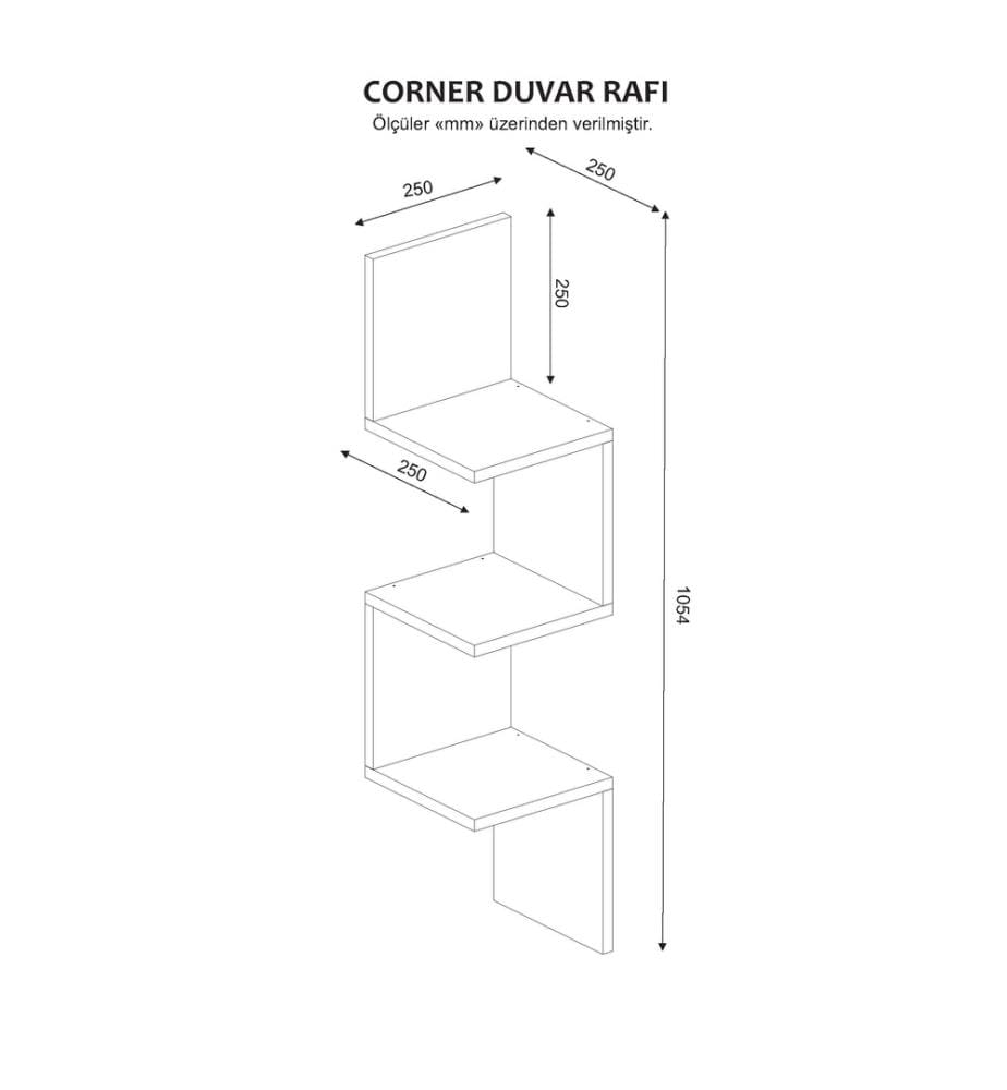 Scaffale da parete - Bianco