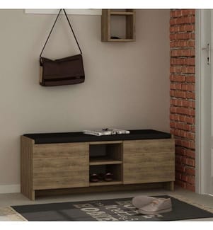 Schuhschrank – Eiche dunkel