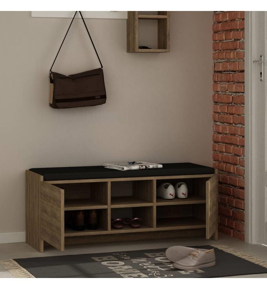 Schuhschrank – Eiche dunkel