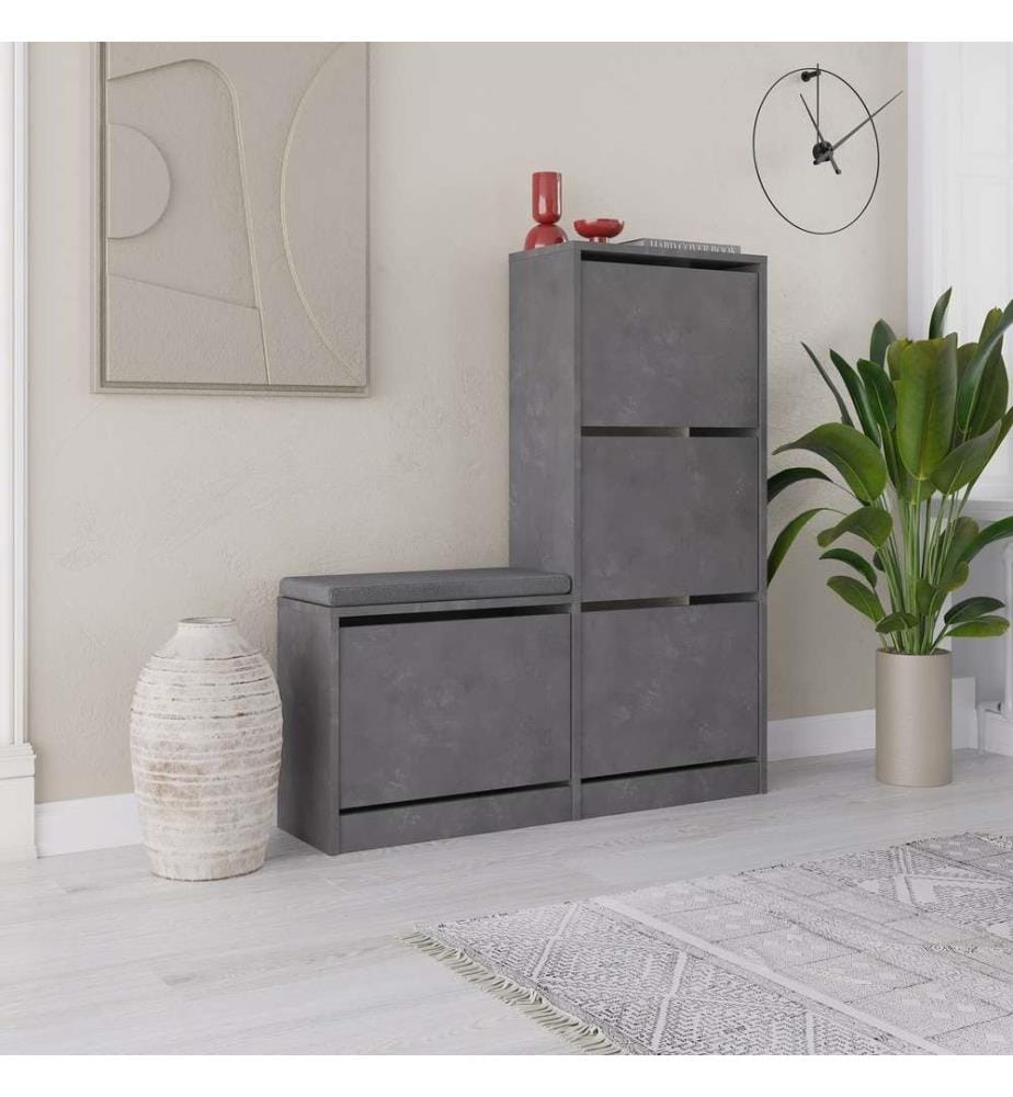 Schuhschrank – Grau