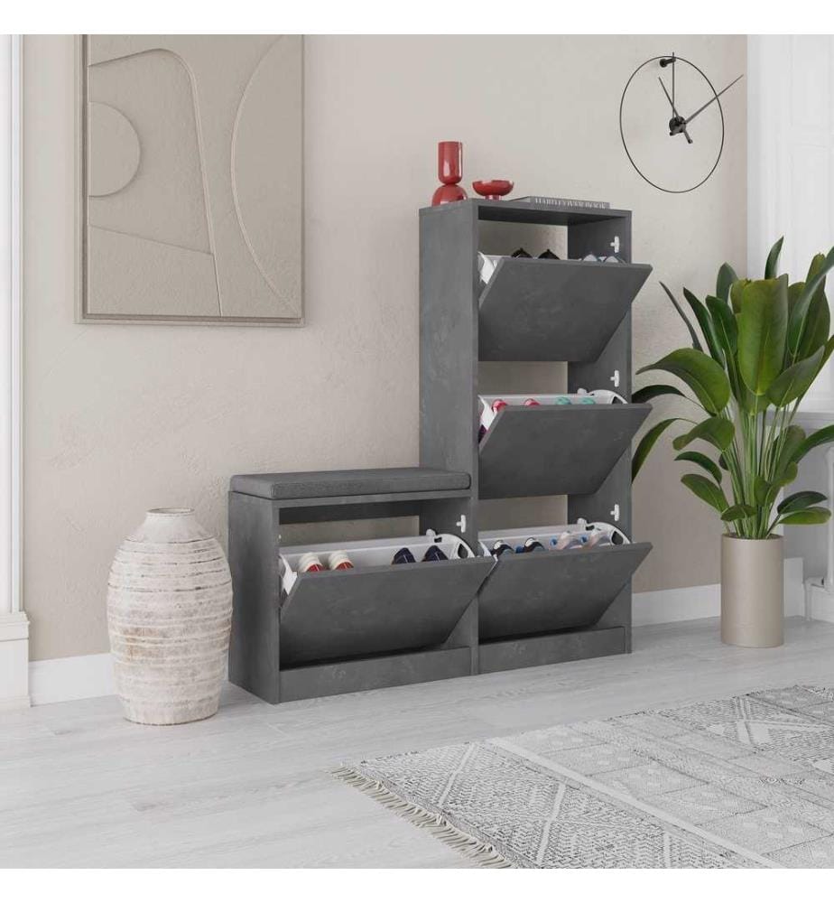 Schuhschrank – Grau