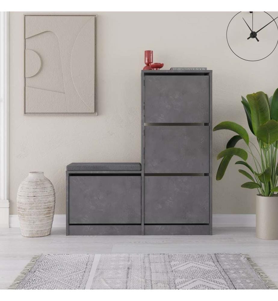 Schuhschrank – Grau