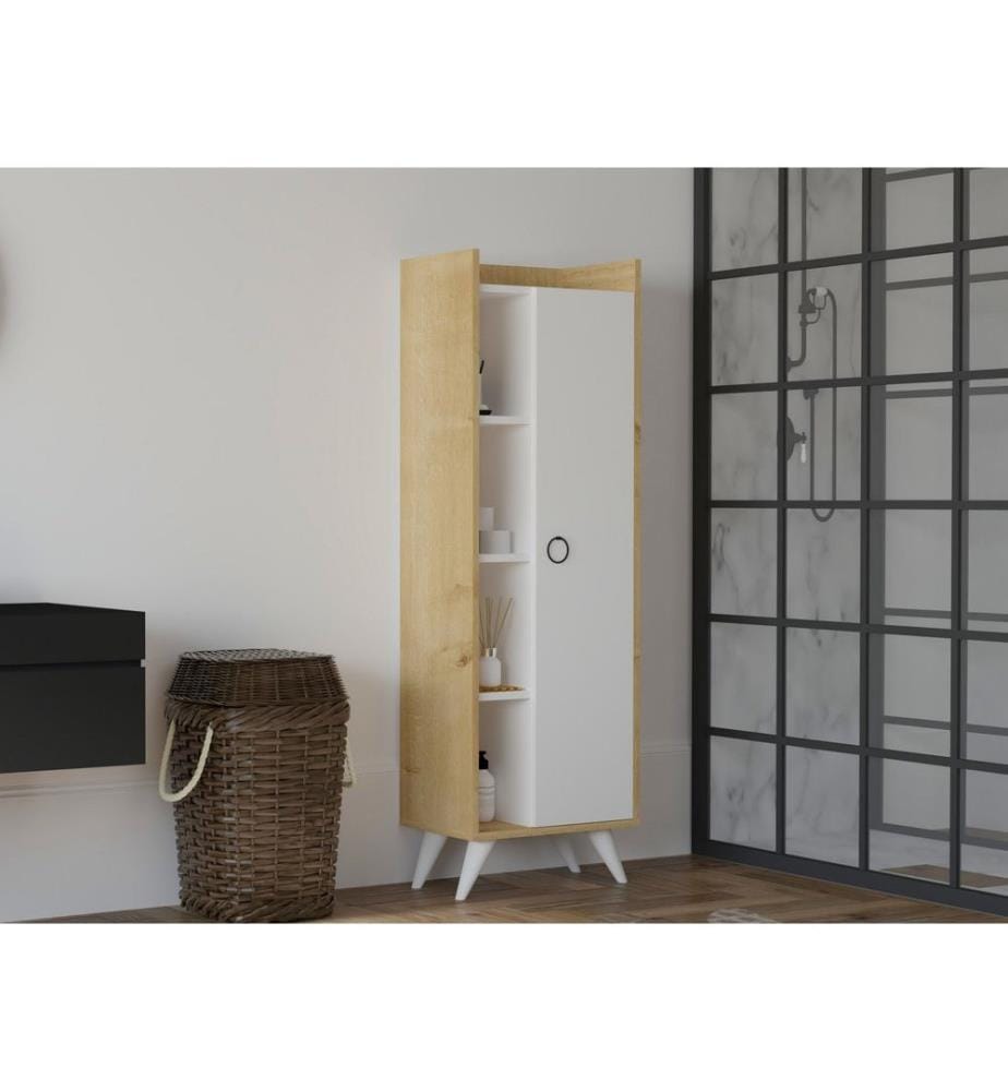 Armadio multifunzionale - Rovere bianco
