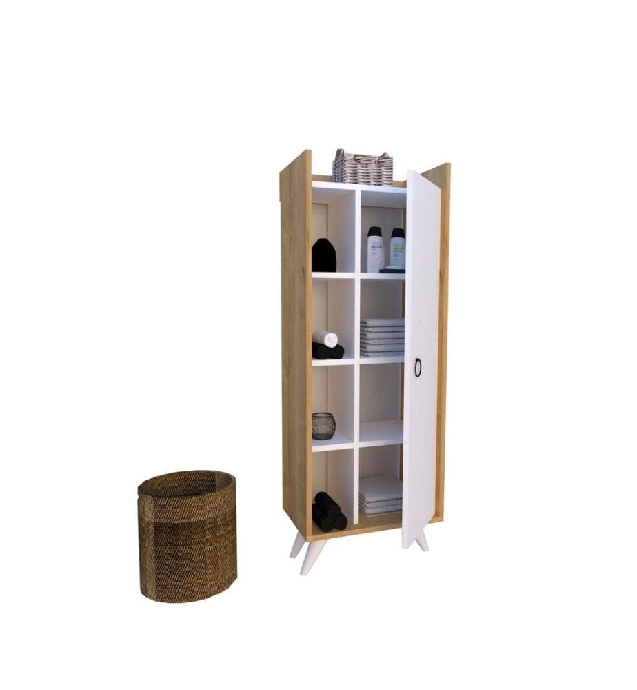 Armadio multifunzionale - Rovere bianco