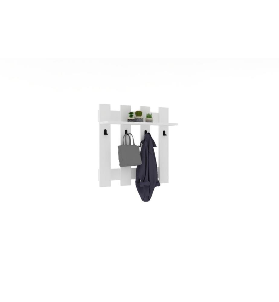 Wandgarderobe – Weiss
