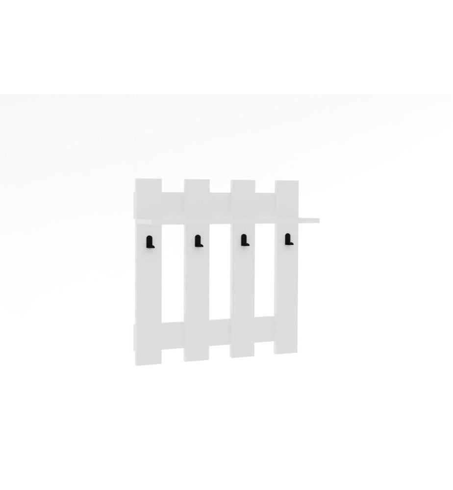 Wandgarderobe – Weiss