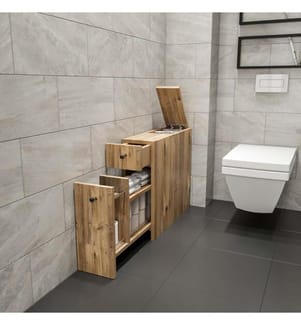 Badezimmerschrank – Eiche