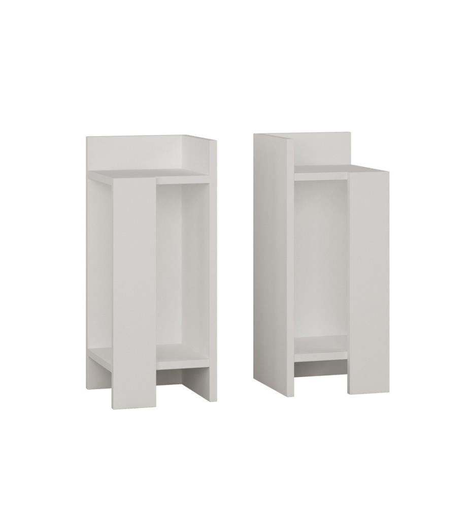 Table de chevet - Blanc