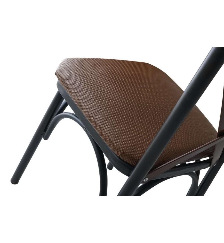 Lot de 4 chaises - Marron