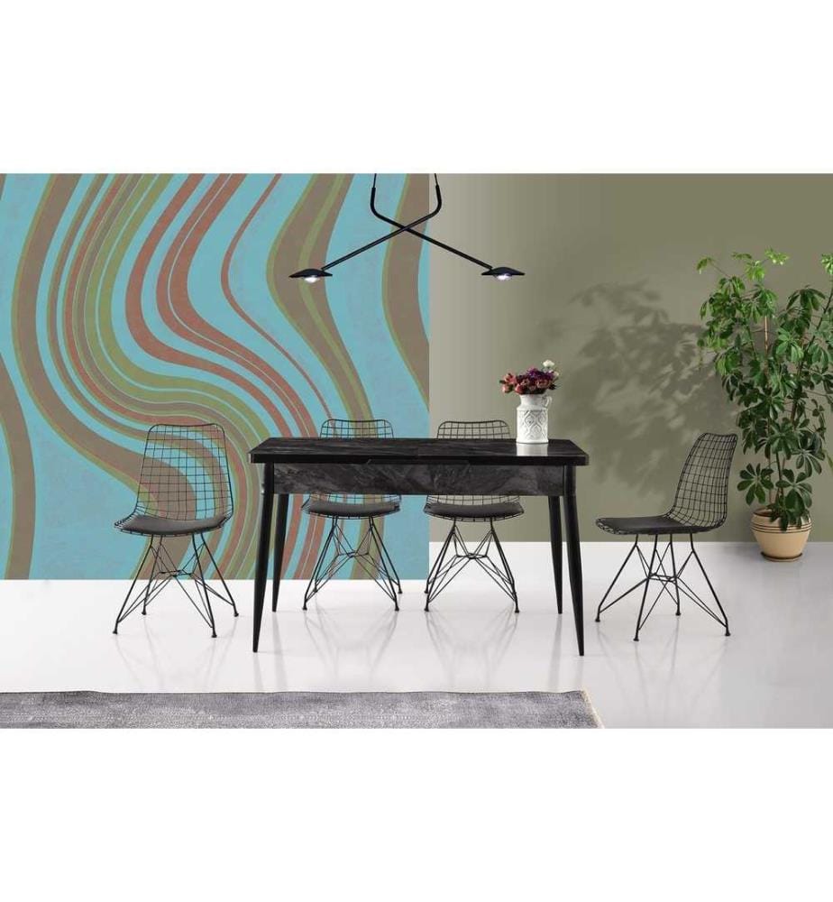 Lot de 2 chaises - Noir